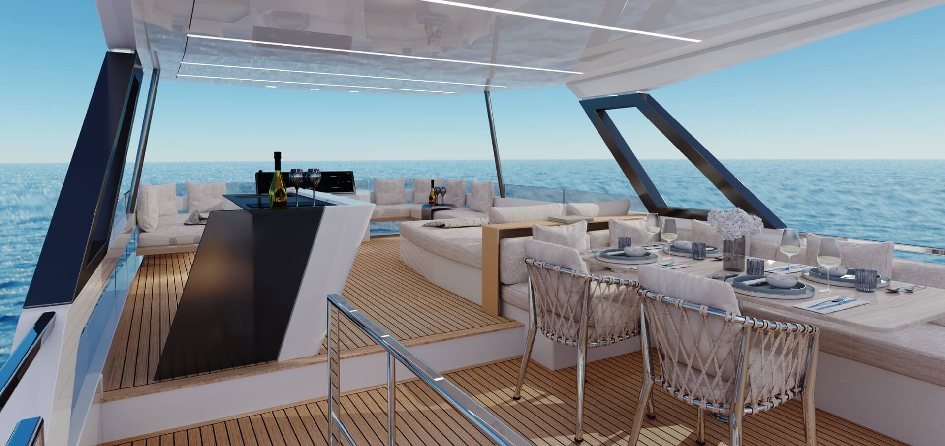 La Ocean 60 Ladenstein yacht sundeck