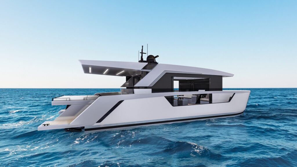 La Motion 48 by Ladenstein Yacht clubbing yacht open side view