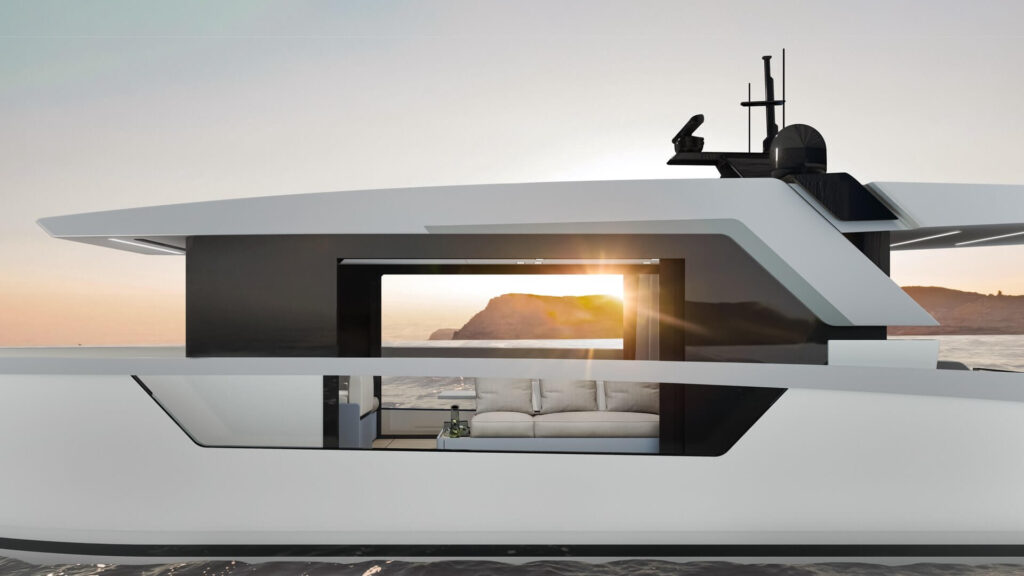 La Motion 48 by Ladenstein Yacht clubbing yacht sunset open