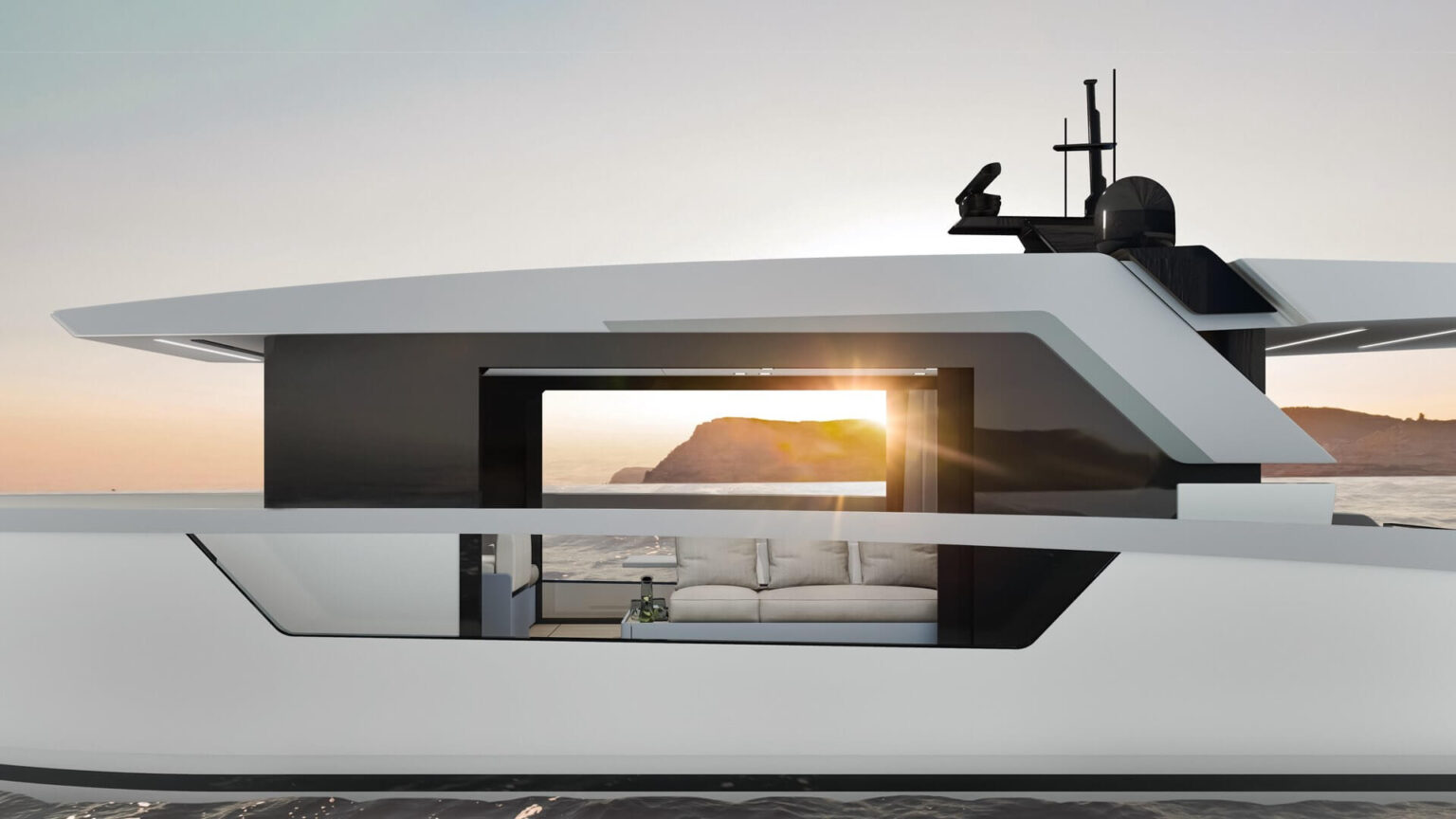 La Motion 48 by Ladenstein Yacht clubbing yacht sunset open